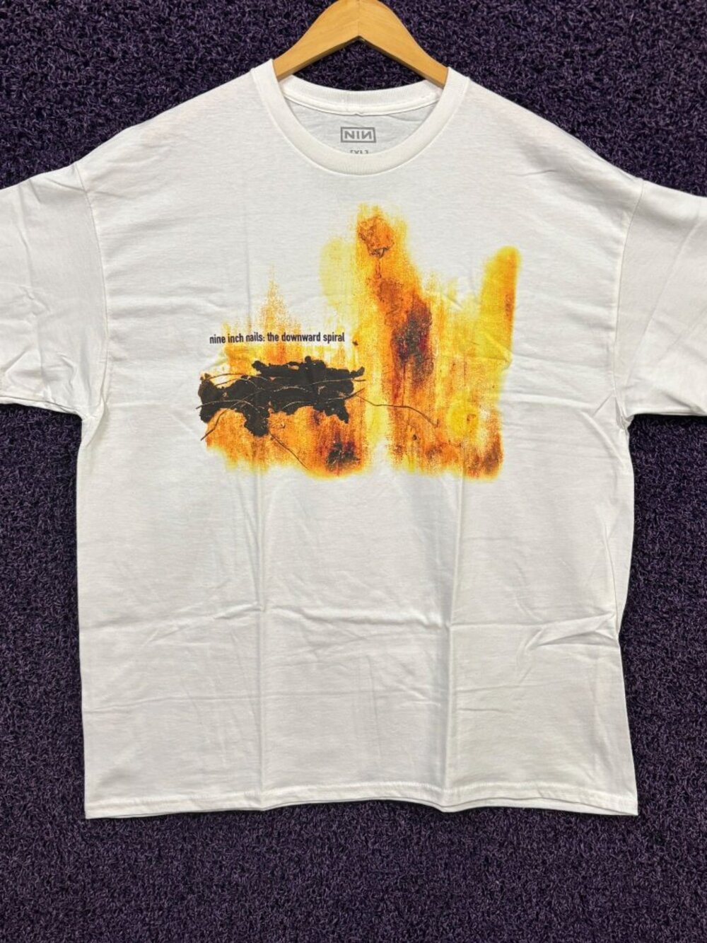 Nine Inch Nails The Downward Spiral Album Poster T-Shirt XL